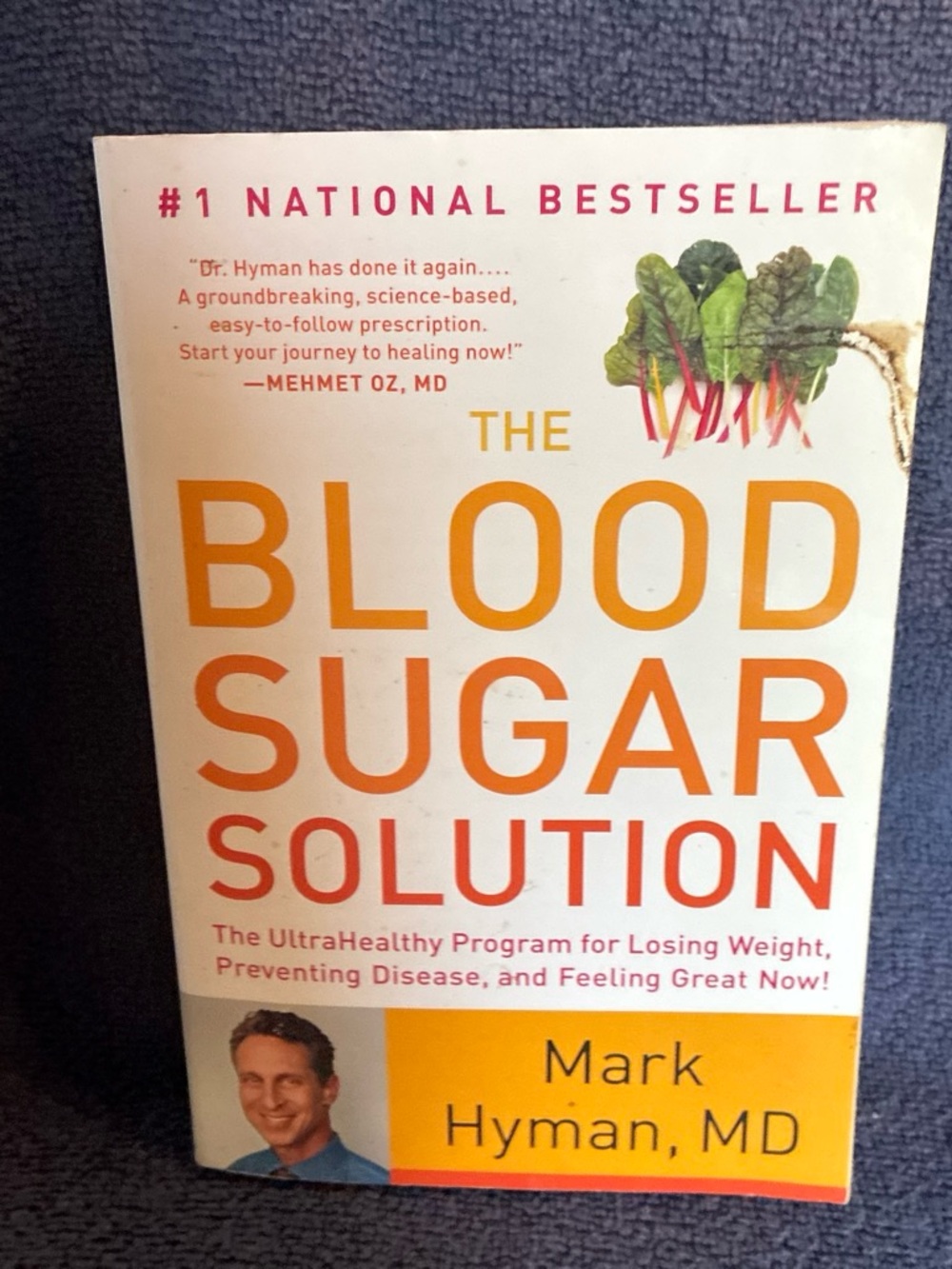 Mark Hyman The Blood Sugar Solution - White and Orange Cover